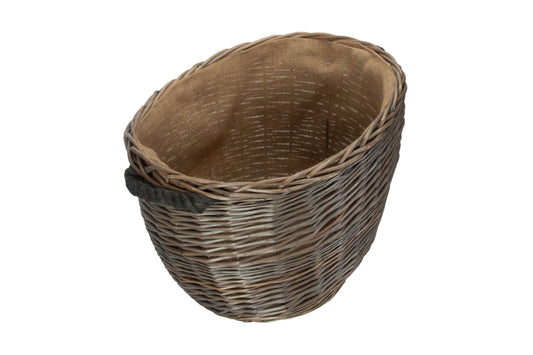 MEDIUM OVAL LOG BASKET