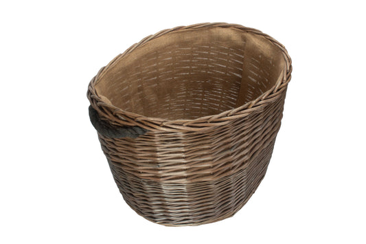 LARGE OVAL LOG BASKET