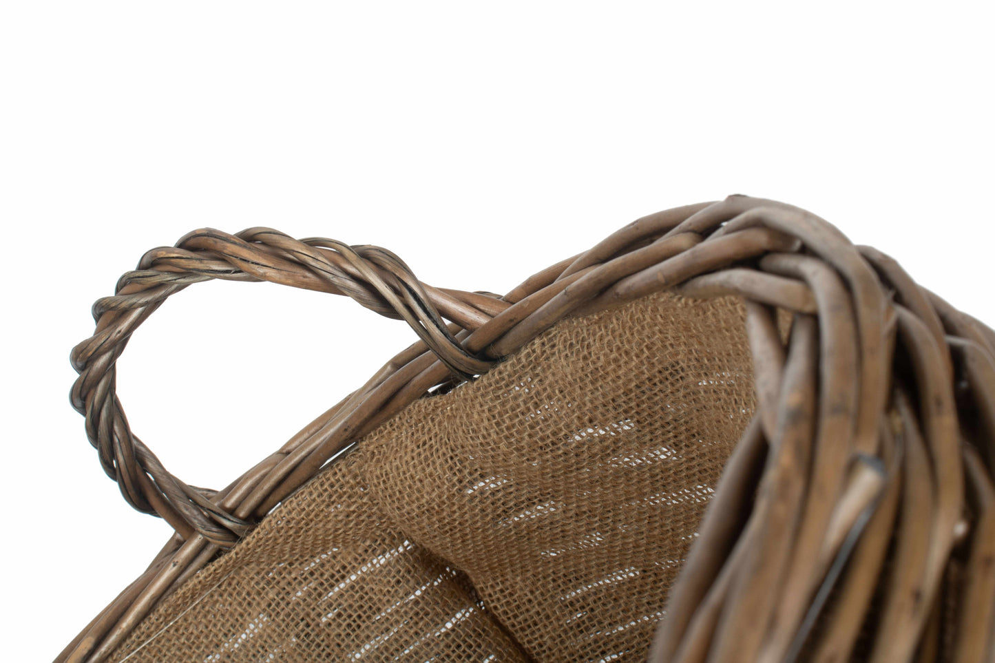 LARGE ANTIQUE WASH STUMPY BASKET