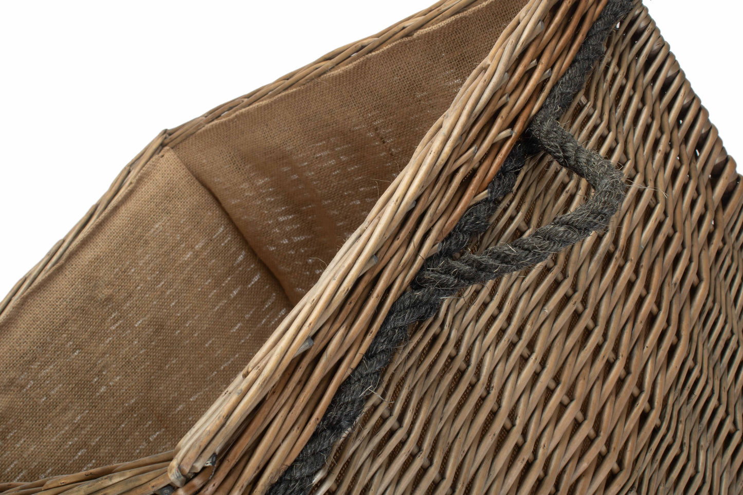 SIZE 3 ANTIQUE WASH SQUARE STORAGE BASKET