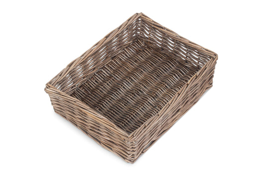 LARGE ANTIQUE WASH STRAIGHT-SIDED TRAY