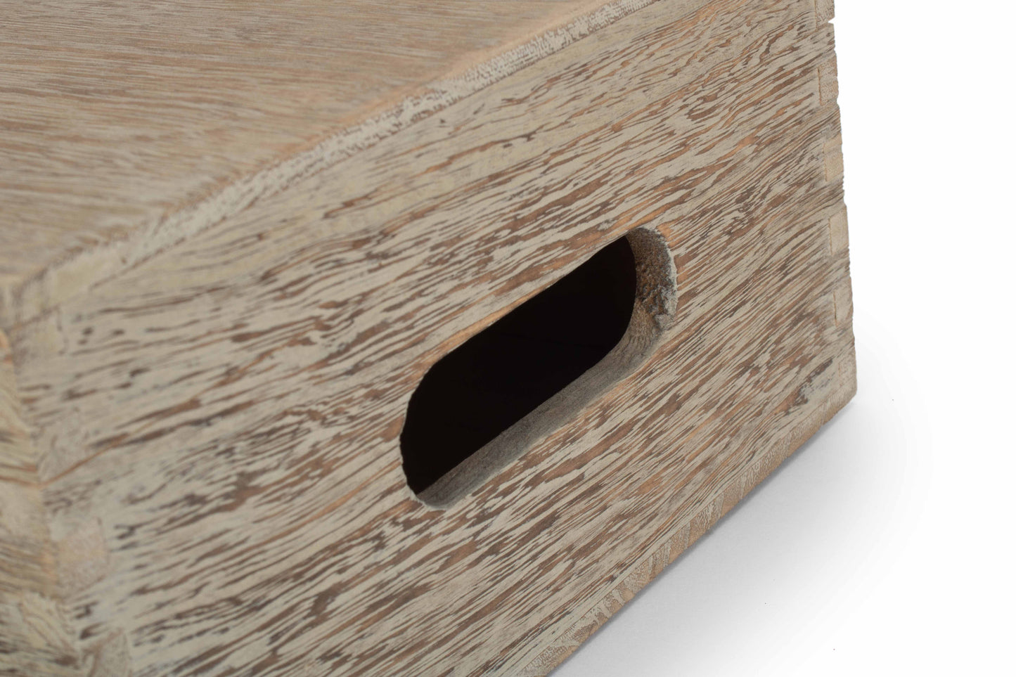 12" OAK EFFECT WOODEN BOX