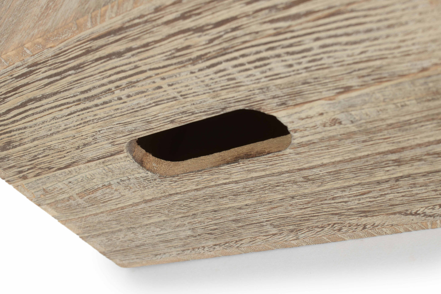 14" OAK EFFECT WOODEN BOX