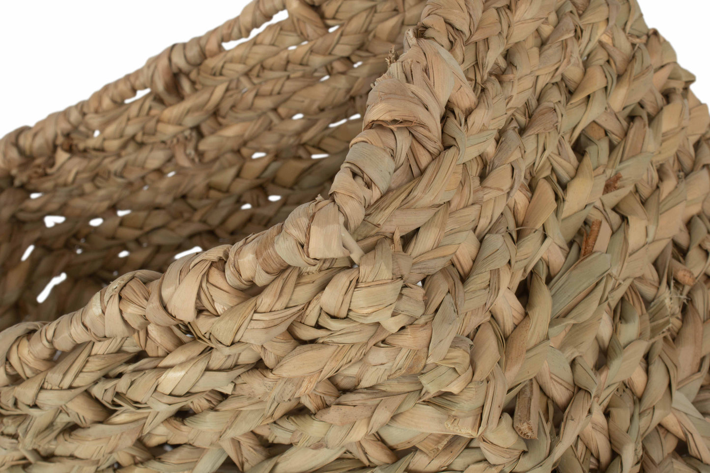 SMALL THATCH GRASS STORAGE BASKET