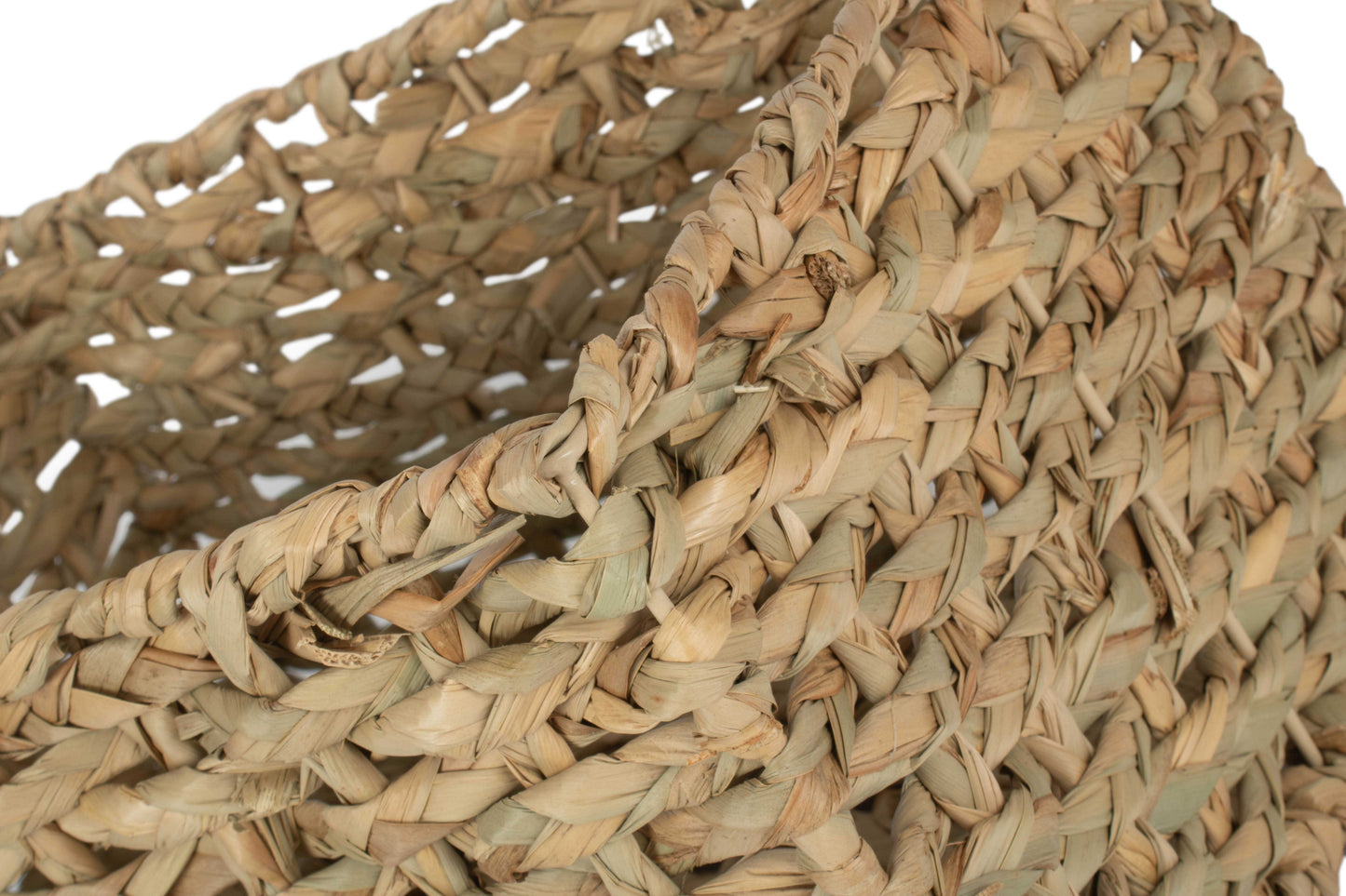 LARGE THATCH GRASS STORAGE BASKET