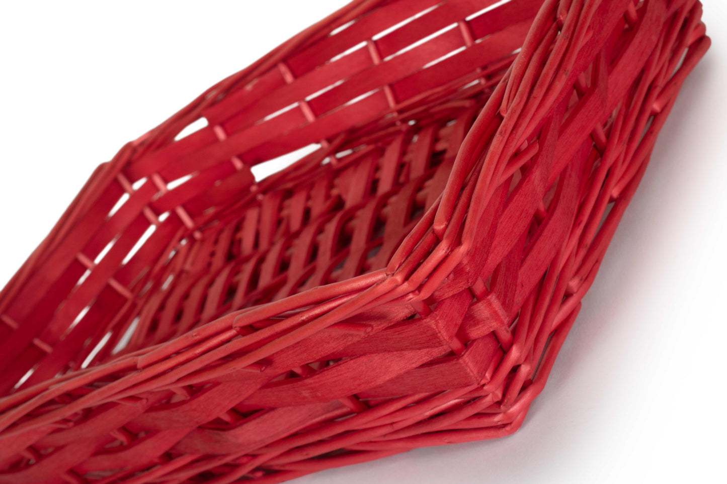 SMALL RED CHIPWOOD TRAY