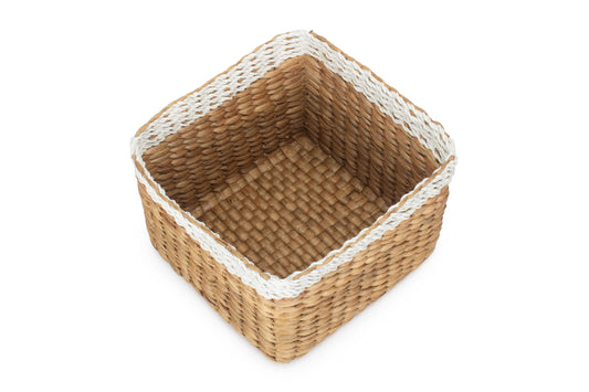 WATER HYACINTH SOFT SQUARE STORAGE BASKET