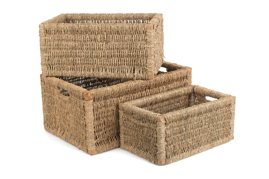 MEDIUM SEAGRASS STORAGE BASKET