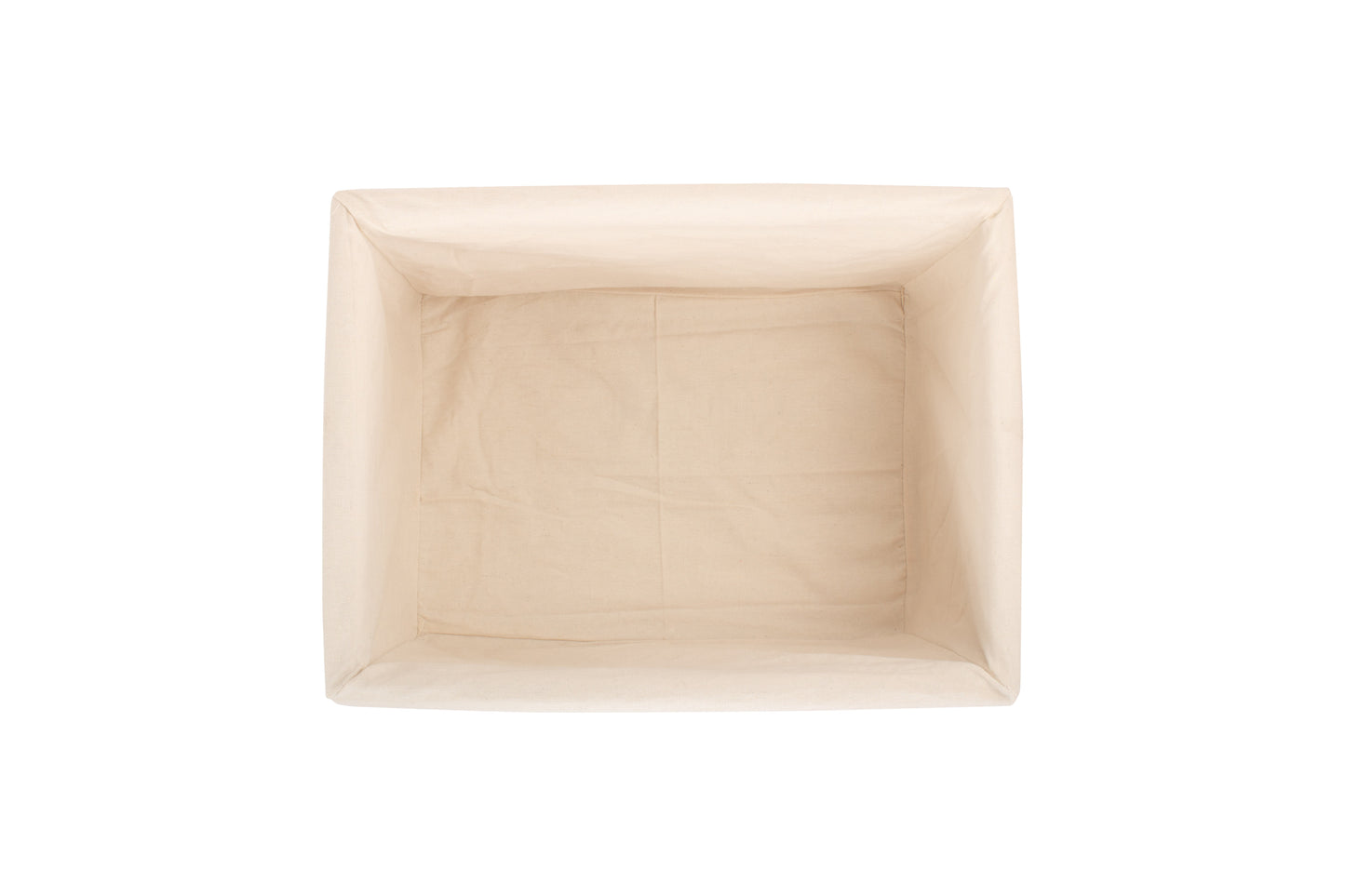 EXTRA LARGE WHITE WASH STORAGE BASKET with WHITE LINING