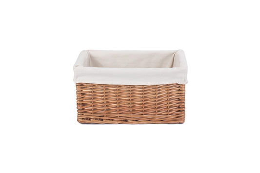 MEDIUM DOUBLE STEAMED STORAGE BASKET with WHITE LINING