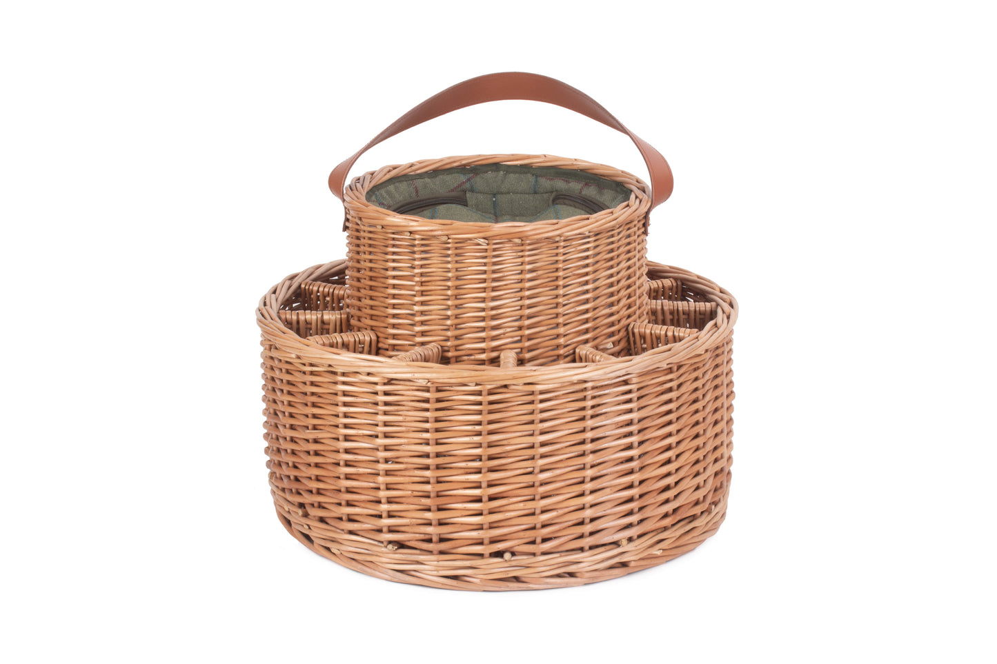GREEN TWEED CHILLED GARDEN PARTY BASKET
