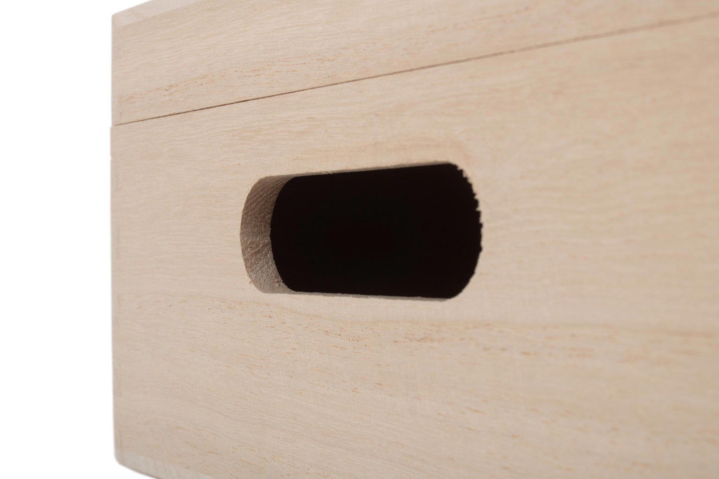 12" UNVARNISHED WOODEN BOX