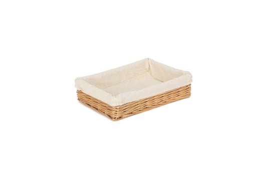 MEDIUM LINED STRAIGHT-SIDED RECTANGULAR TRAY