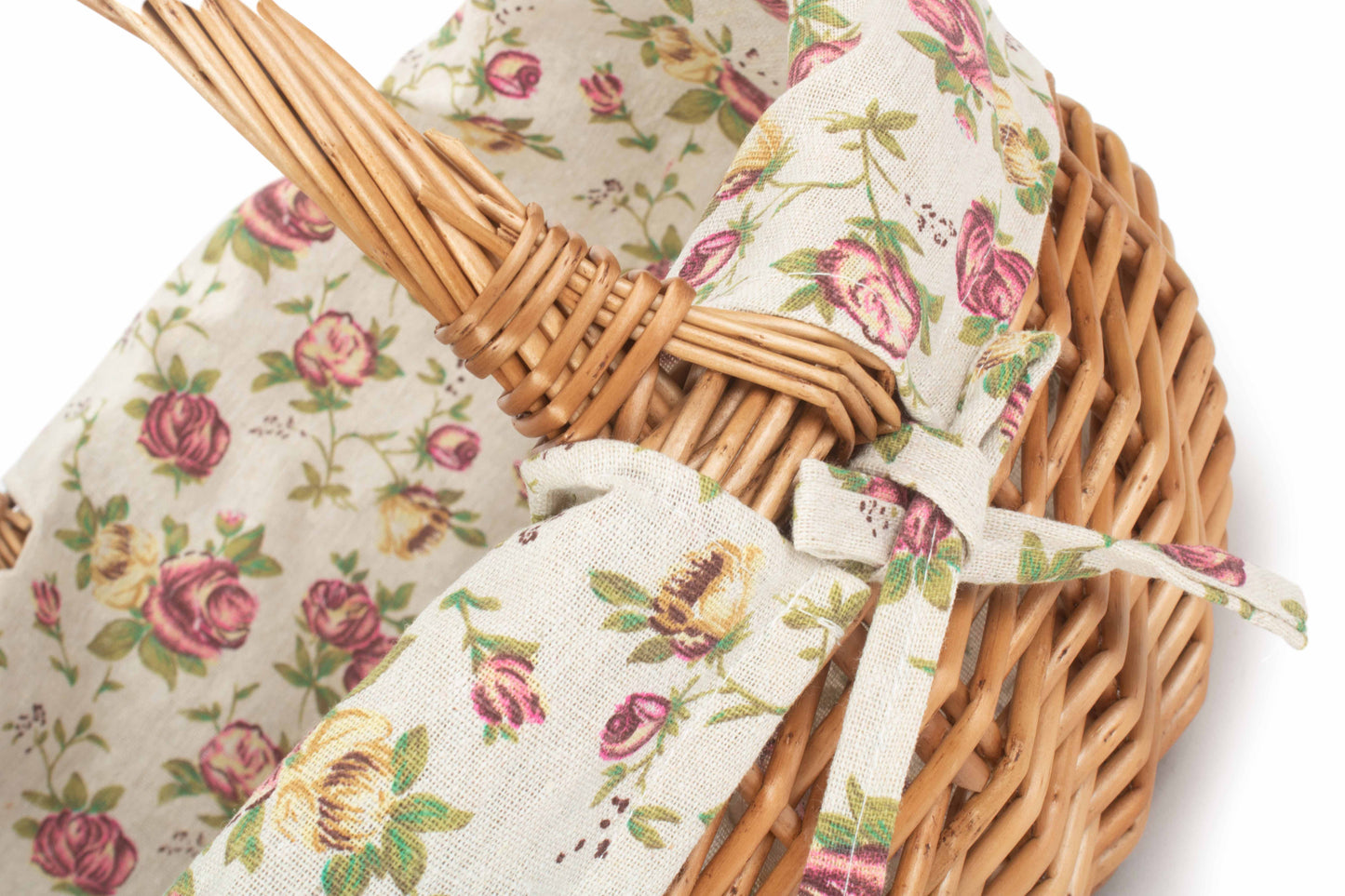 SMALL DELUXE SHOPPER with GARDEN ROSE LINING