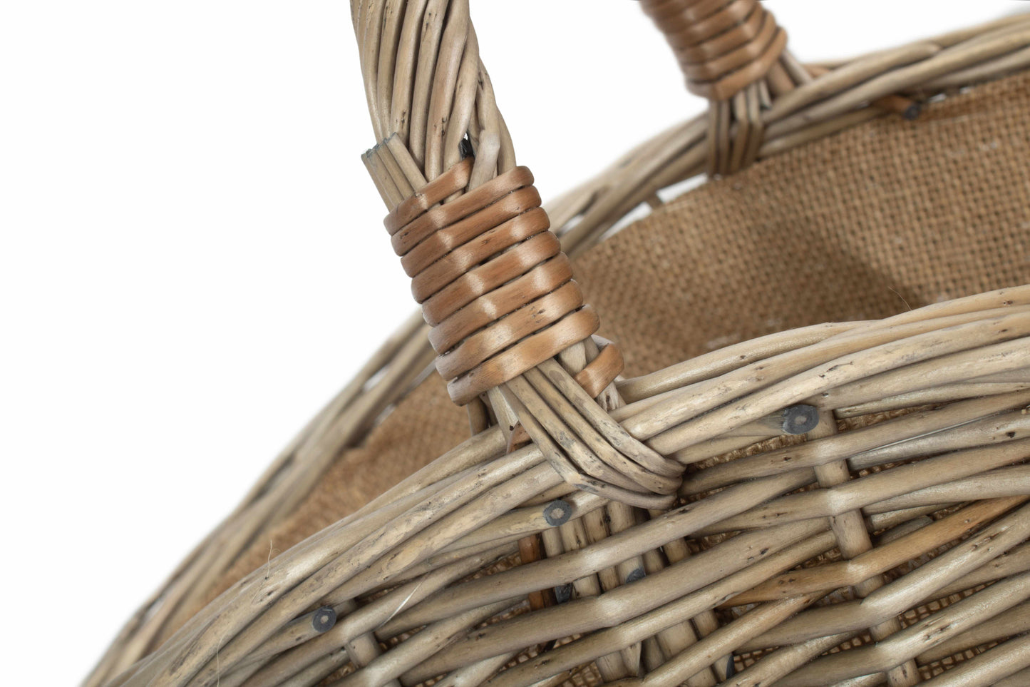 SMALL ANTIQUE WASH HARVESTING BASKET