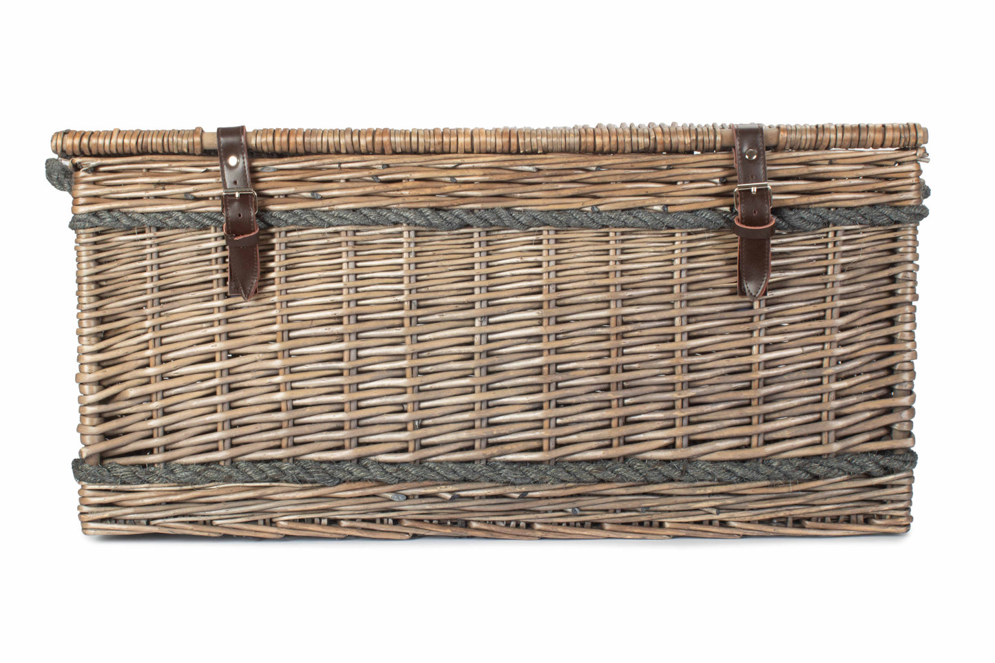 28" ANTIQUE WASH ROPE HANDLED TRUNK