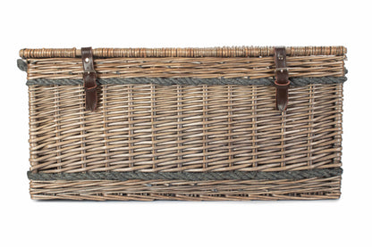 28" ANTIQUE WASH ROPE HANDLED TRUNK