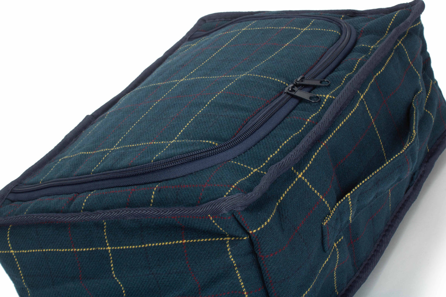 BLUE TWEED COOLER BAG