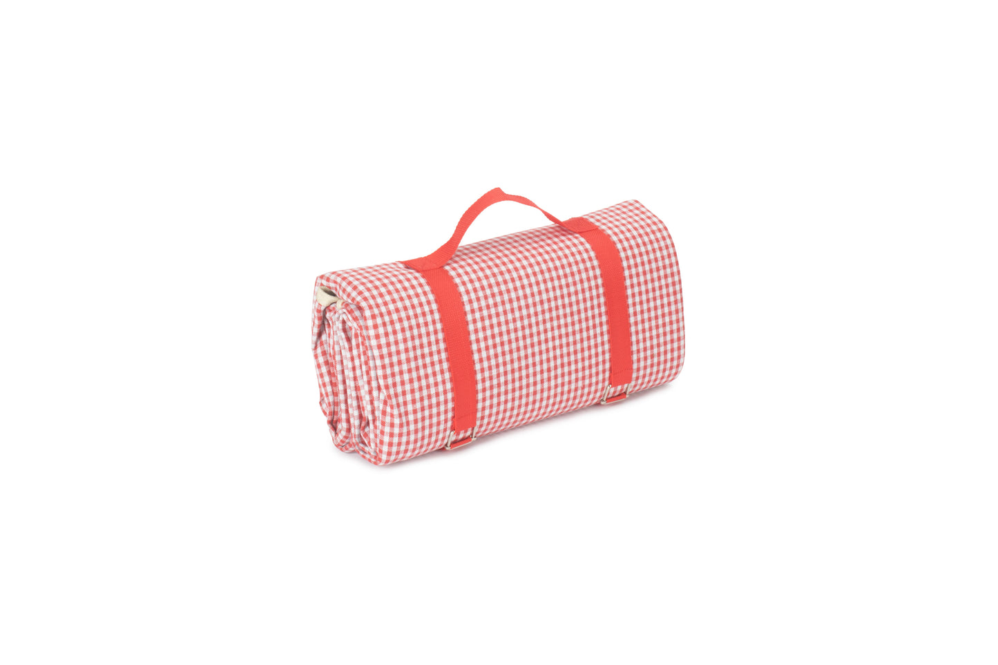 RED & WHITE GINGHAM PICNIC BLANKET