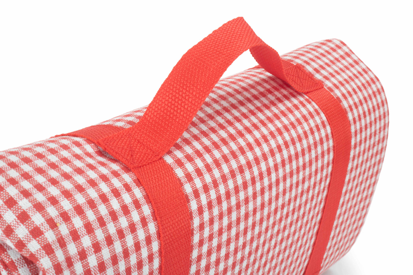 RED & WHITE GINGHAM PICNIC BLANKET