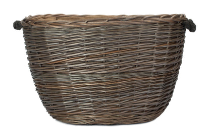 MEDIUM OVAL LOG BASKET