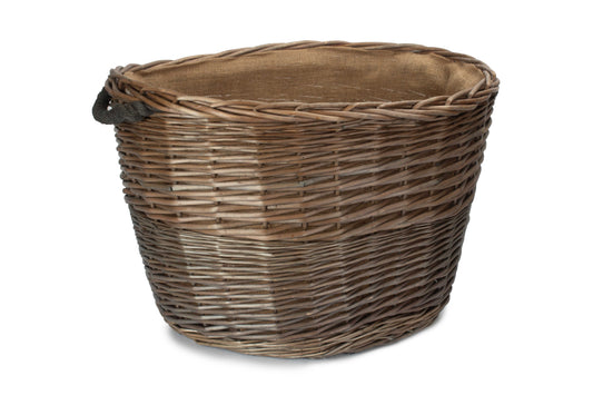 LARGE OVAL LOG BASKET