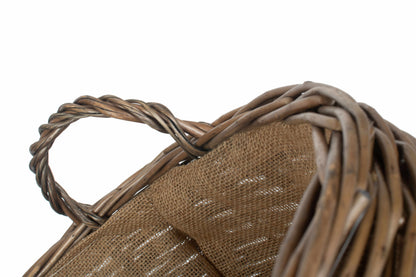 LARGE ANTIQUE WASH STUMPY BASKET
