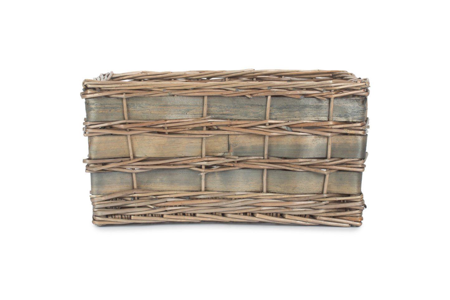 MEDIUM GREY SCANDI STORAGE BASKET - UNLINED