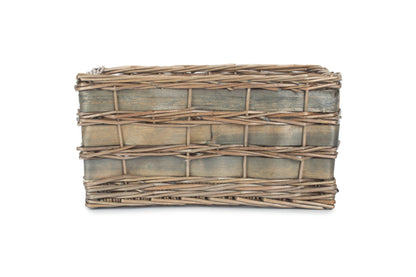 MEDIUM GREY SCANDI STORAGE BASKET - UNLINED