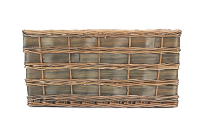 EXTRA LARGE GREY SCANDI STORAGE BASKET - UNLINED