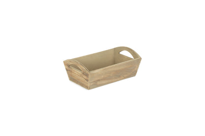 OAK EFFECT SMALL WOODEN STORAGE TRAY