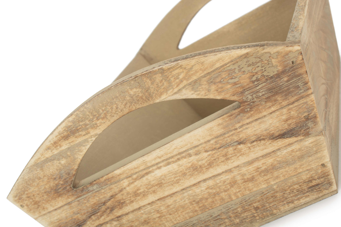OAK EFFECT SMALL WOODEN STORAGE TRAY