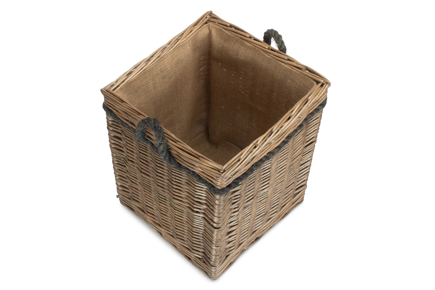 SIZE 1 ANTIQUE WASH SQUARE STORAGE BASKET