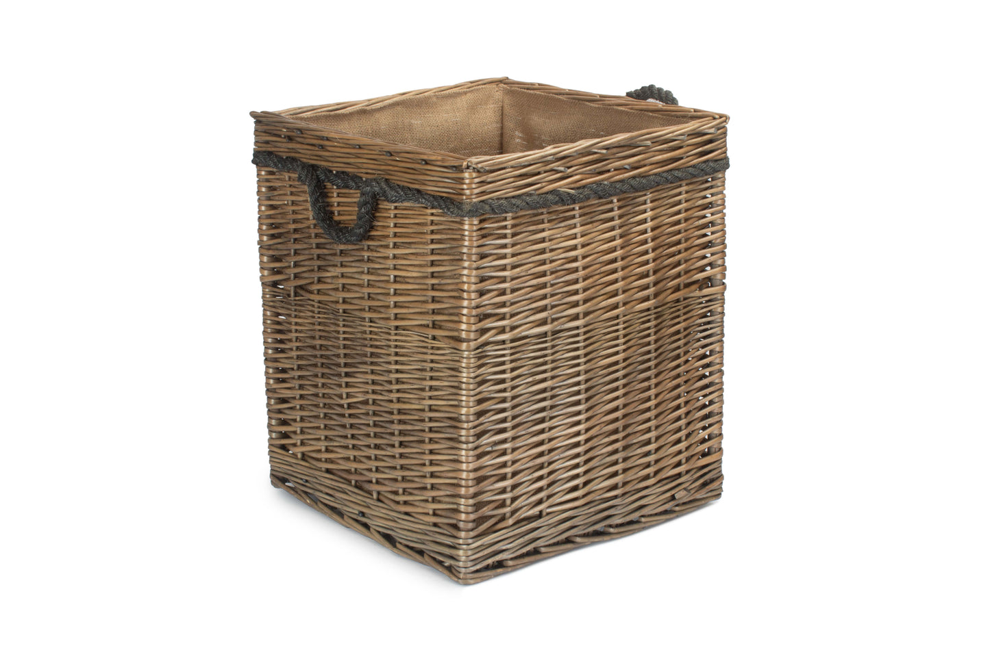 SIZE 2 ANTIQUE WASH SQUARE STORAGE BASKET