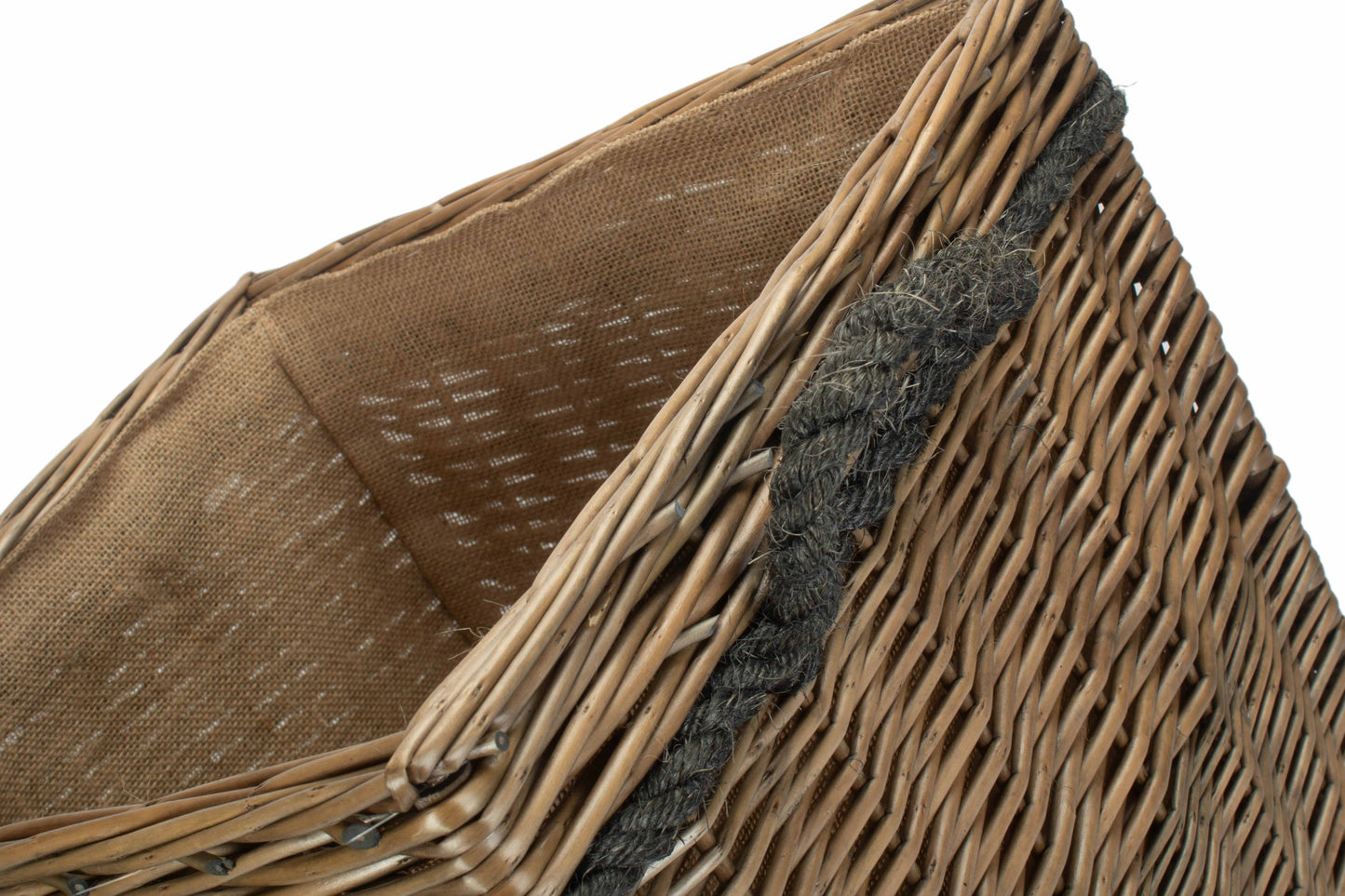 SIZE 2 ANTIQUE WASH SQUARE STORAGE BASKET