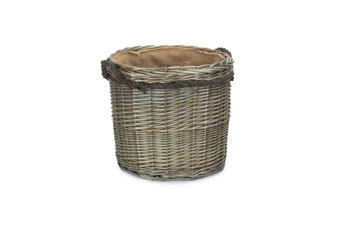 SIZE 1 ANTIQUE WASH ROUND STORAGE BASKET