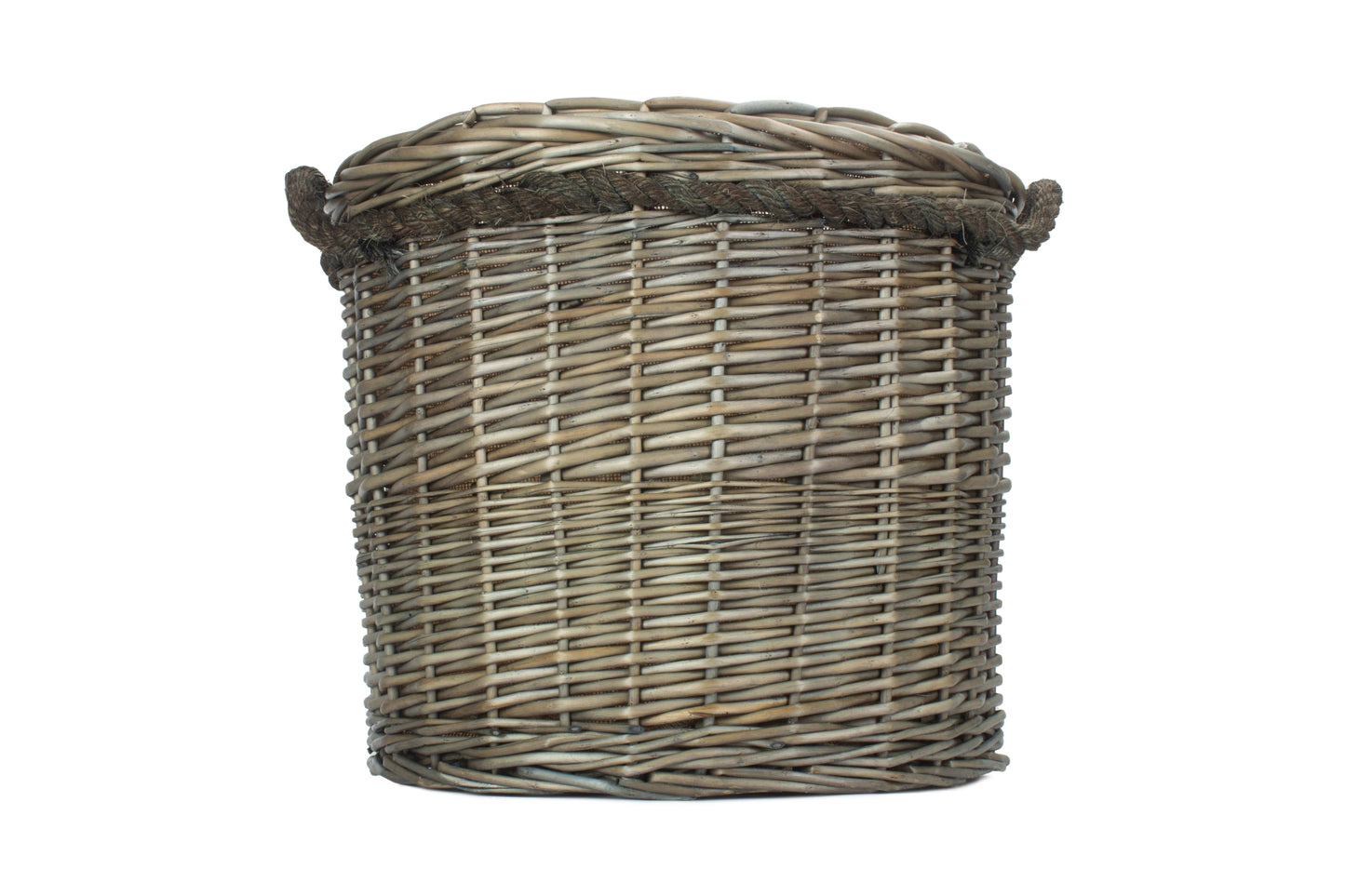 SIZE 1 ANTIQUE WASH ROUND STORAGE BASKET