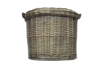 SIZE 1 ANTIQUE WASH ROUND STORAGE BASKET