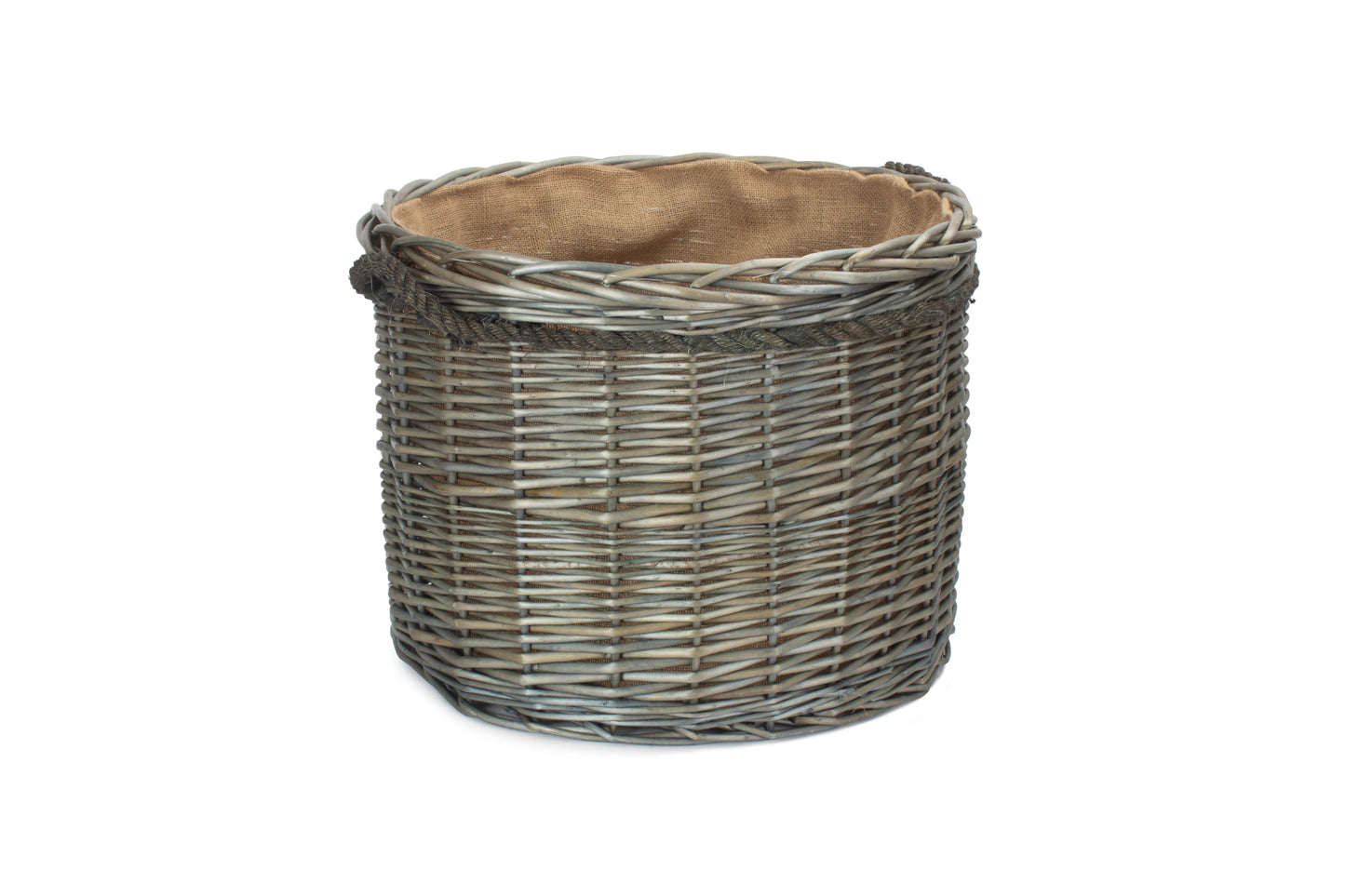 SIZE 2 ANTIQUE WASH ROUND STORAGE BASKET
