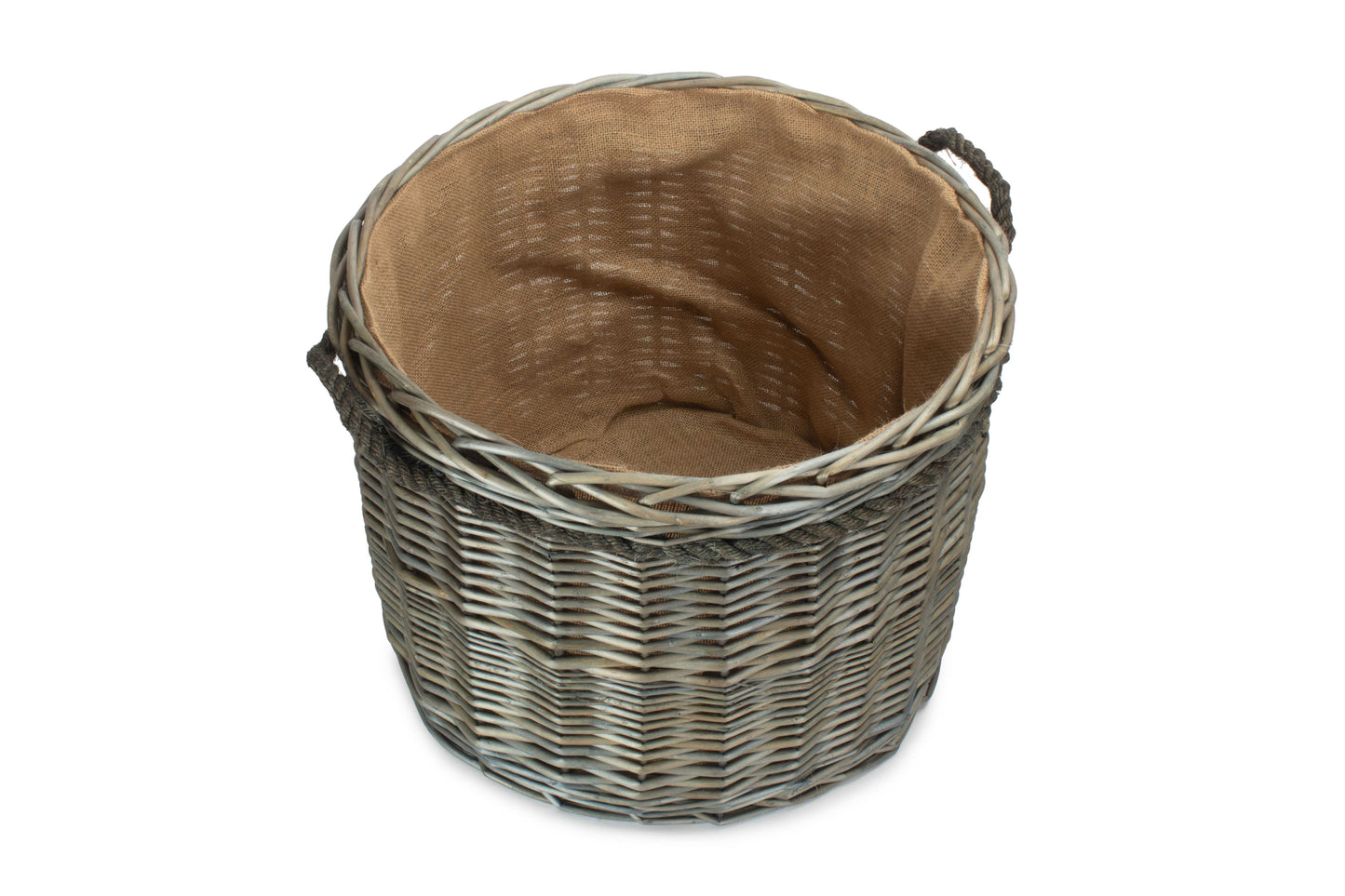 SIZE 2 ANTIQUE WASH ROUND STORAGE BASKET