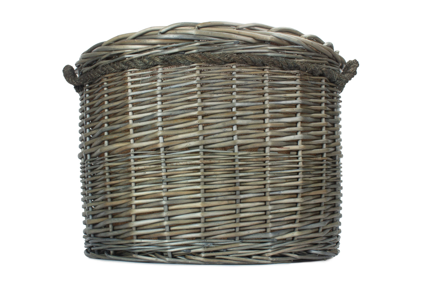 SIZE 2 ANTIQUE WASH ROUND STORAGE BASKET