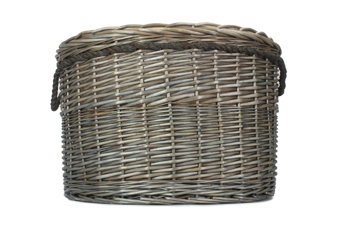 SIZE 3 ANTIQUE WASH ROUND STORAGE BASKET