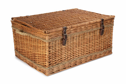 28" DOUBLE STEAMED ROPE HANDLED TRUNK