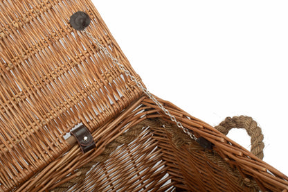 24" DOUBLE STEAMED ROPE HANDLED TRUNK