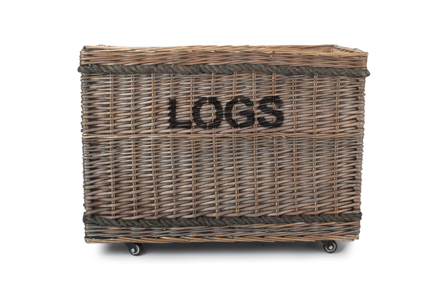 JUMBO "LOGS" BASKET with WHEELS
