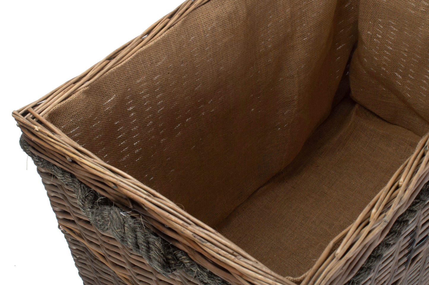 JUMBO "LOGS" BASKET with WHEELS