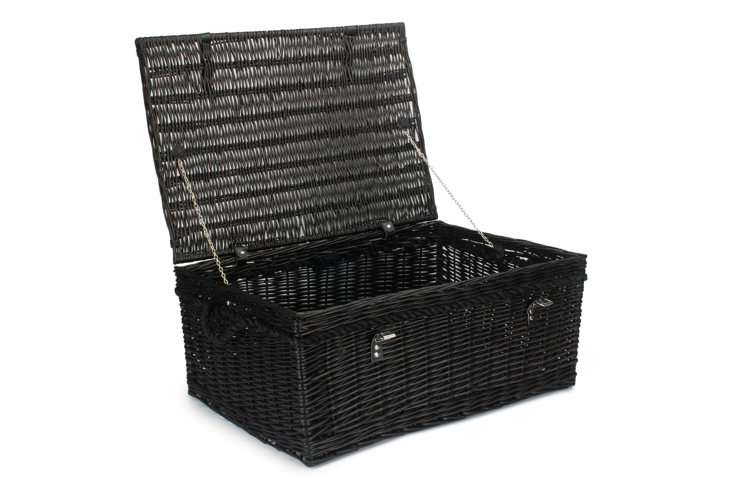 27" BLACK ROPE HANDLED TRUNK
