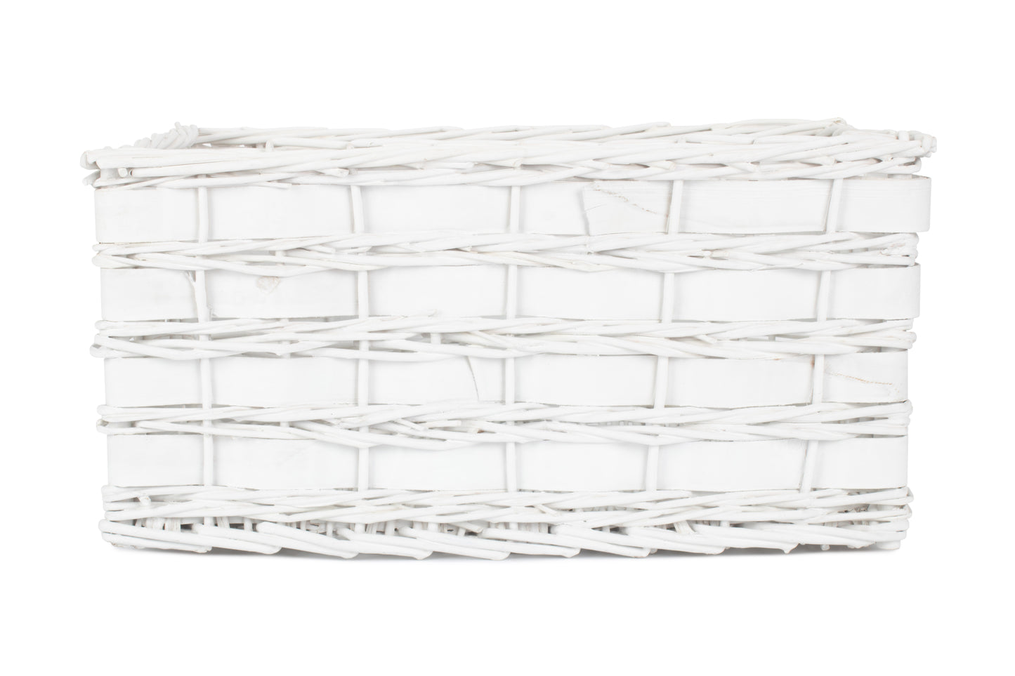 EXTRA LARGE WHITE SCANDI STORAGE BASKET - UNLINED