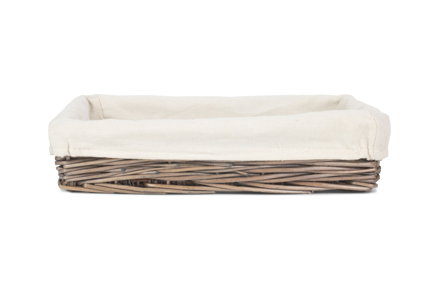 SMALL LINED ANTIQUE WASH STRAIGHT SIDED TRAY