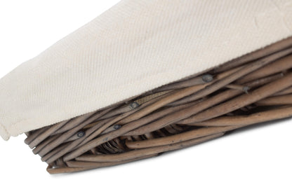 SMALL LINED ANTIQUE WASH STRAIGHT SIDED TRAY
